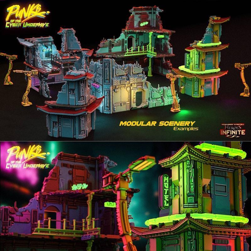 模块化零件 - 3D打印模型 - 动漫游戏角色|Modular Parts – 3D Print Model STL