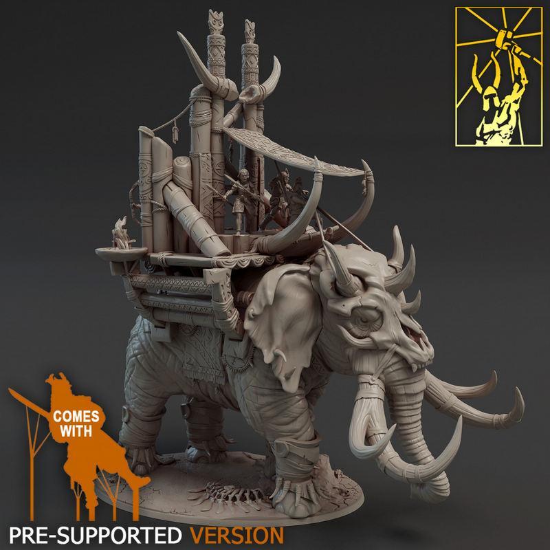 Wakaturu战兽 3D打印模型|Wakaturu War Beast – 3D Print Model