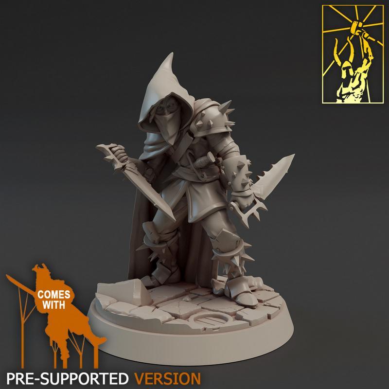 旧城雨檐猎人——3D打印模型|Old City Guttershade Manhunter – 3D Print Model