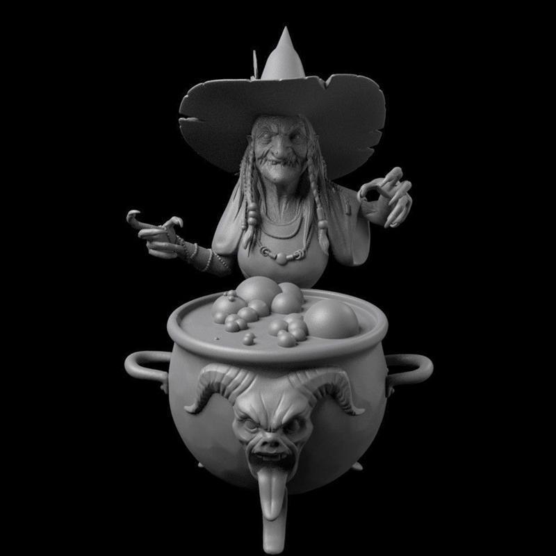 炼金术锅 – 3D打印模型|Witch cauldron – 3D Print Model STL