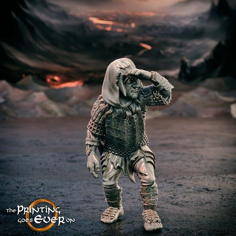 3D打印模型：邪恶之门——来自《The Printing Goes Ever On》第40章的角色设计|The Printing Goes Ever On – Chapter 40 – Gates of Evil – 3D Print Model STL