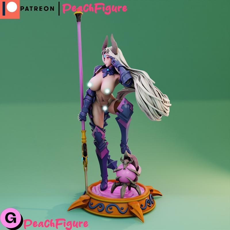 桃形少女·露娜·3D打印模型|Peach Figure – Luna – 3D Print Model STL