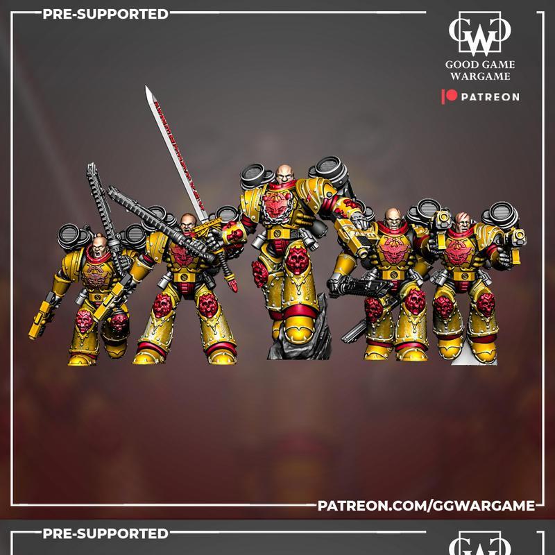 佳作战棋——塔纳托斯战士 3D打印模型|Good Game Wargame – Tanatos Warriors – 3D Print Model