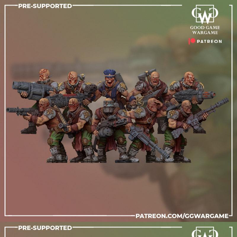 经典战争游戏《战锤：角斗士》3D打印模型|Good Game Wargame – Gladiators – 3D Print Model