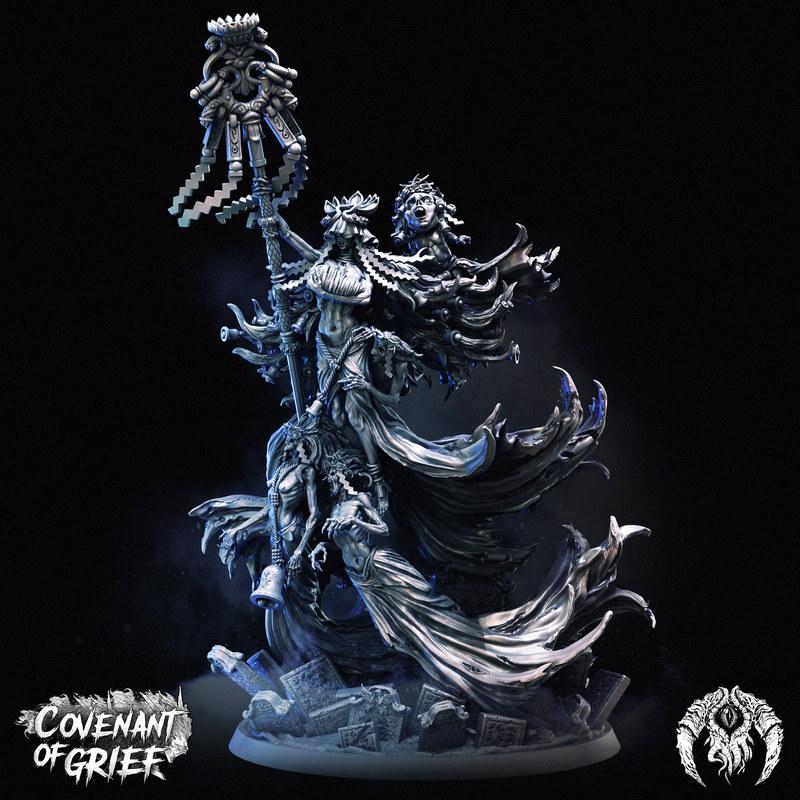 悲伤女王——3D打印模型|Queen of Sorrows – 3D Print Model
