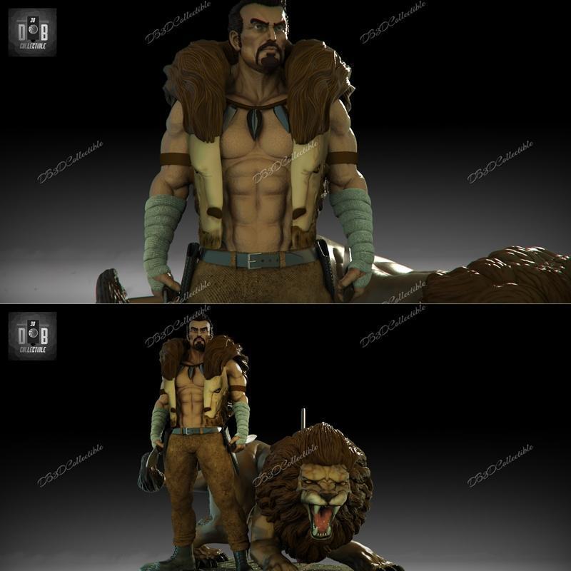 漫威克兰特3D打印模型|Marvel Kraven Fanart – 3D Print Model STL
