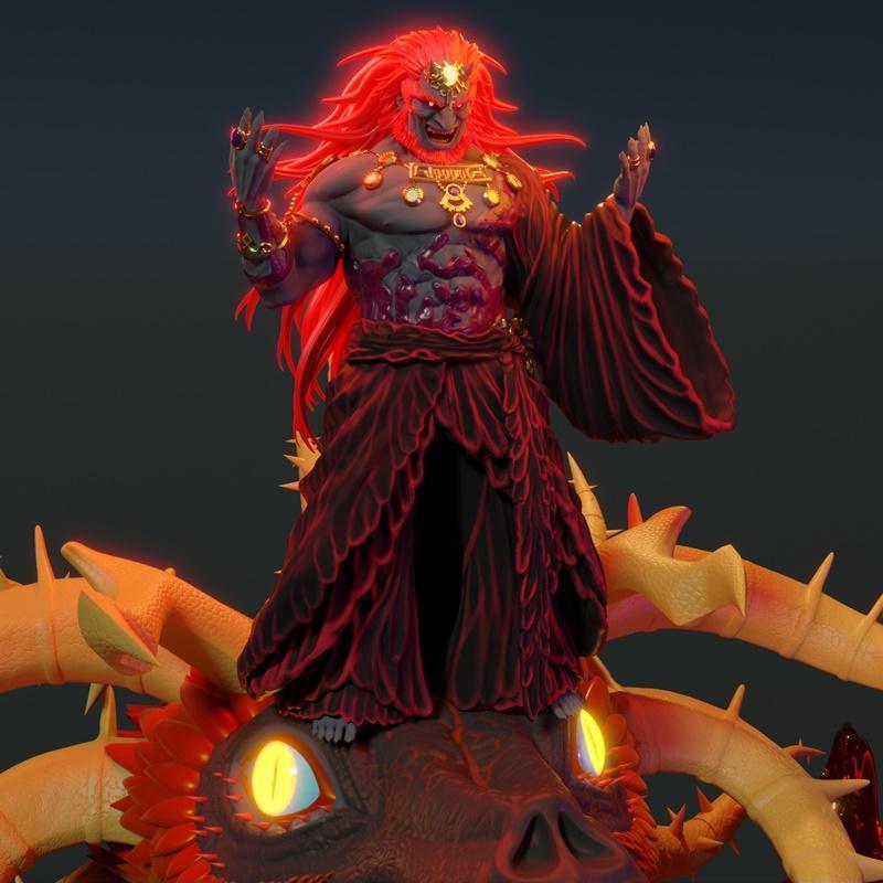 Arkevz工作室出品：塞尔达传说戈隆多夫3D打印模型|Arkevz Studios – Ganondorf – 3D Print Model STL