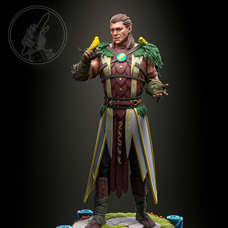 Halsin 3D打印模型：Hell Creator角色立体造型|h3ll creator – Halsin – 3D Print Model STL