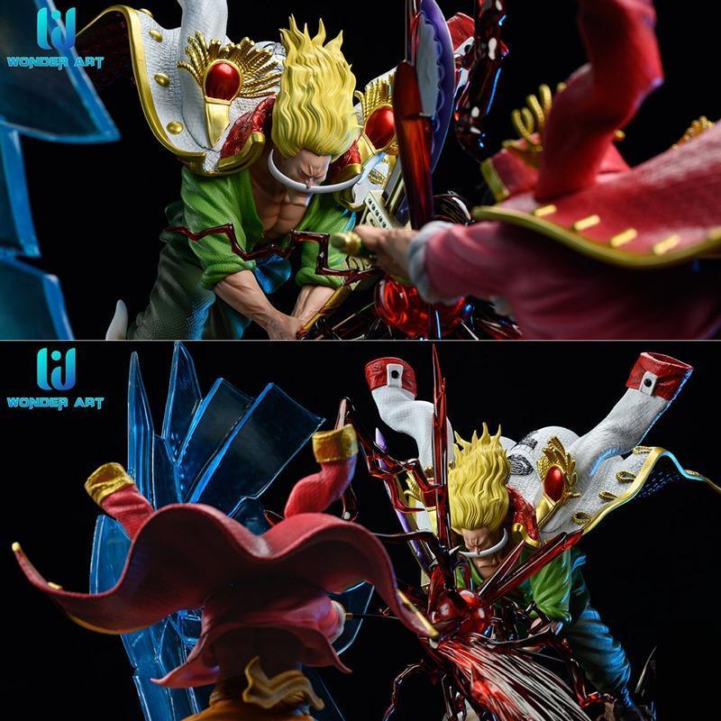 Wonder Art Studio - 蒙奇·D·路飞 vs 白胡子 - 3D打印模型STL|Wonder Art Studio – Gol D. Roger VS Whitebeard Edward Newgate – 3D Print Model STL