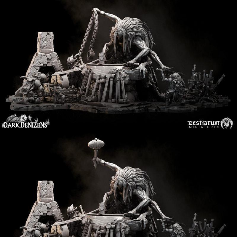 Slavesmith 3D打印模型：硫磺之刃角色复刻版|Slavesmith Thubacaine – 3D Print Model