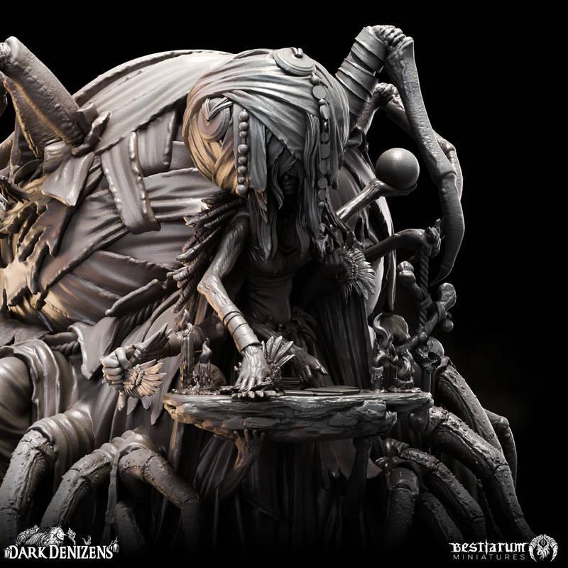 命运编织者·蛛丝之痕——3D打印模型|Fateweaver Araneidae – 3D Print Model