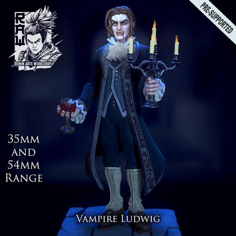 Vampire Ludwig 3D打印模型|Vampire Ludwig – 3D Print Model