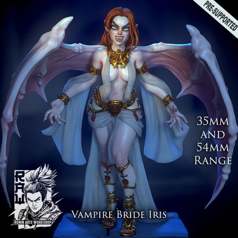 吸血鬼新娘艾瑞丝 3D打印模型|Vampire Bride Iris – 3D Print Model