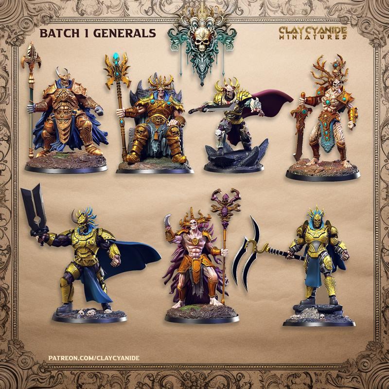 最适bane复仇者 3D打印模型|Clay Cyanide Miniatures – Mostisbane Revenants Act 1 October 2023 – 3D Print Model STL