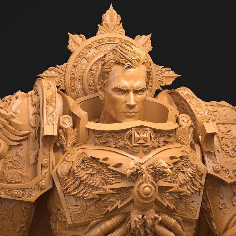 选定守卫姿态——3D打印模型|The Chosen Guarding Pose – 3D Print Model