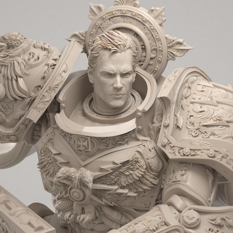 选定攻击姿态——3D打印模型|The Chosen Attack Pose – 3D Print Model