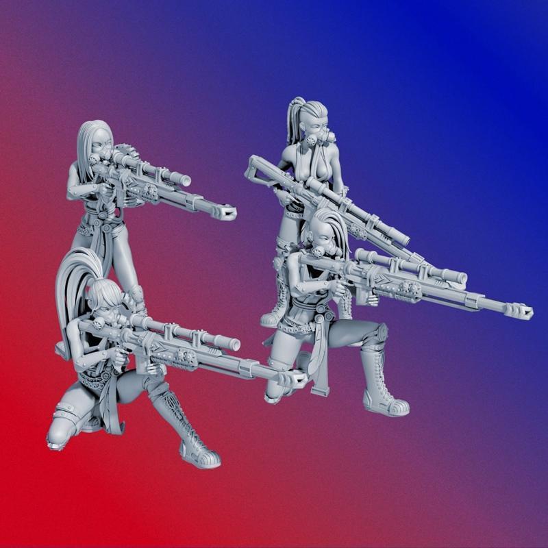 极光——探险救援队——狙击兵3D打印模型|Aurora – Explorer Rescue Squad – Troops SnipeB – 3D Print Model STL