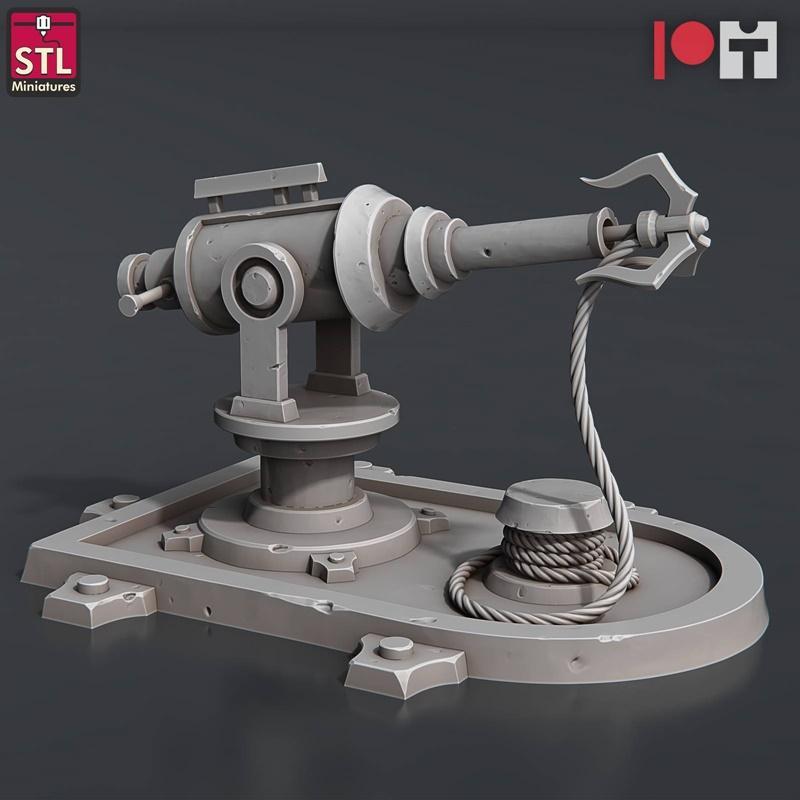 STL Miniatures – Airship Crew Set and Giant Flies Set and Reaver Knights Set February 2024 – 3D Print Model STL