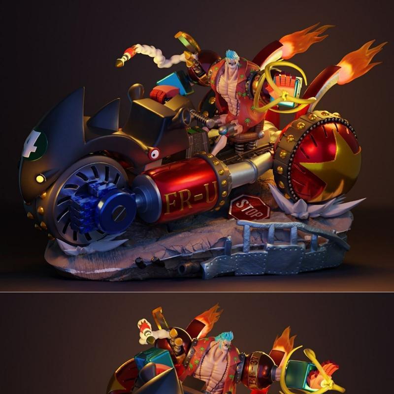 弗兰基独家 - 3D打印模型 - 动漫游戏角色|Franki Exclusive – 3D Print Model STL