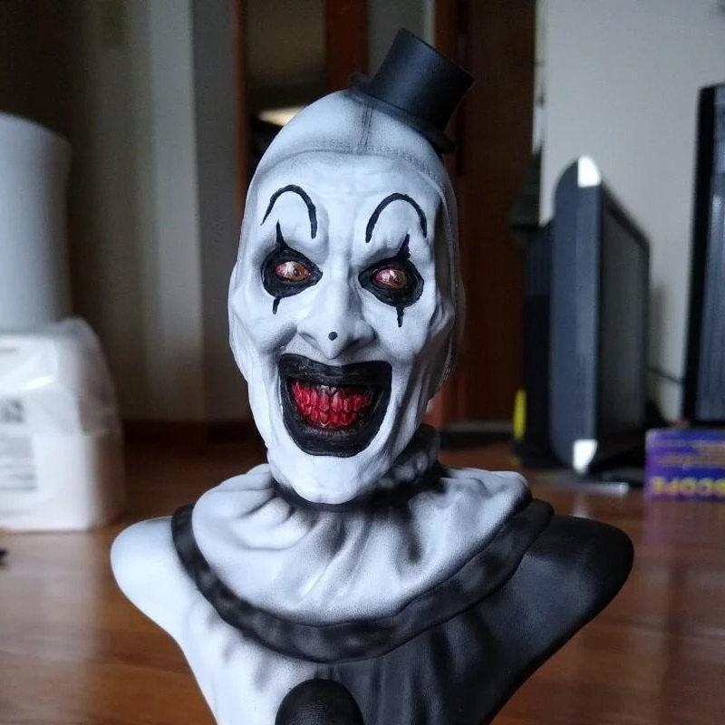 艺术怪笑者恐怖模型3D打印版|Art The Clown Terrifier Bust – 3D Print Model