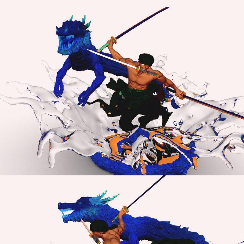 Zoro 3D打印模型|Roronoa Zoro – 3D Print Model