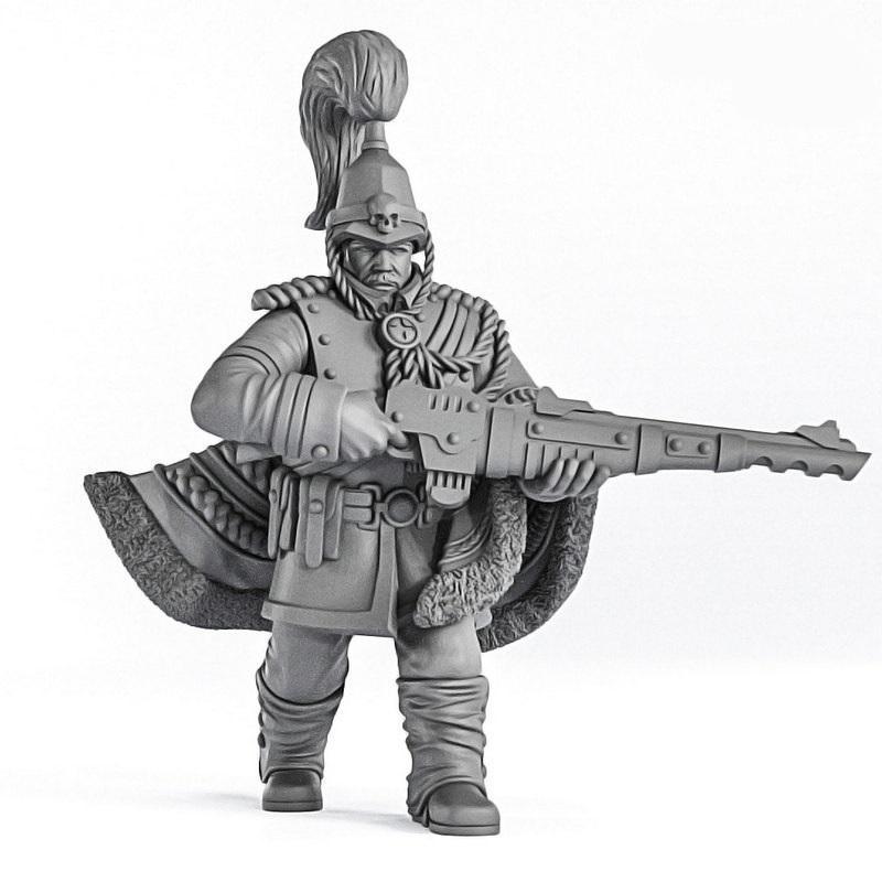 皇家军团——帝国部队指挥小队 3D打印模型|Royal Regiment – Command Squad of the Imperial Force – 3D Print Model