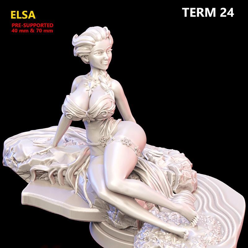 Elsa 3D打印模型|Elsa – 3D Print Model