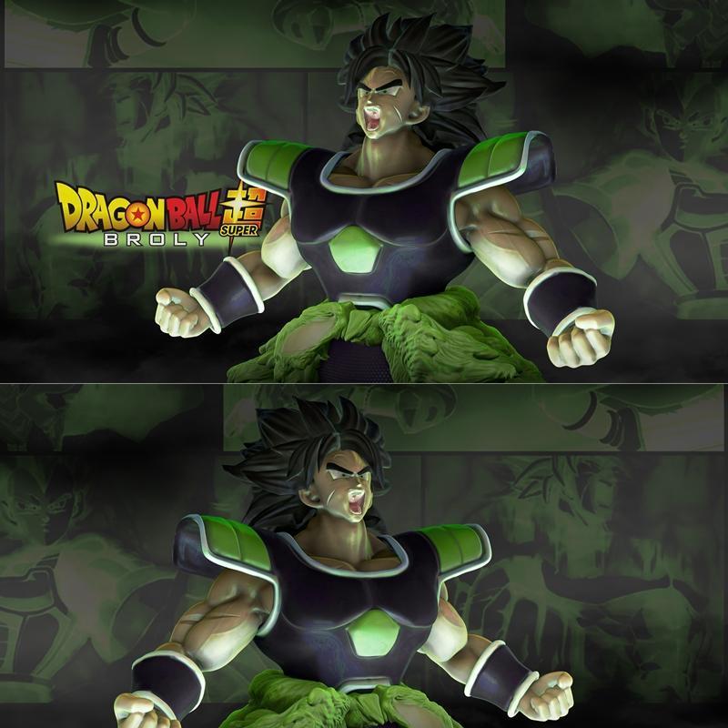 龙珠：布罗利超人 3D打印模型|Dragon Ball – Broly Super – 3D Print Model STL