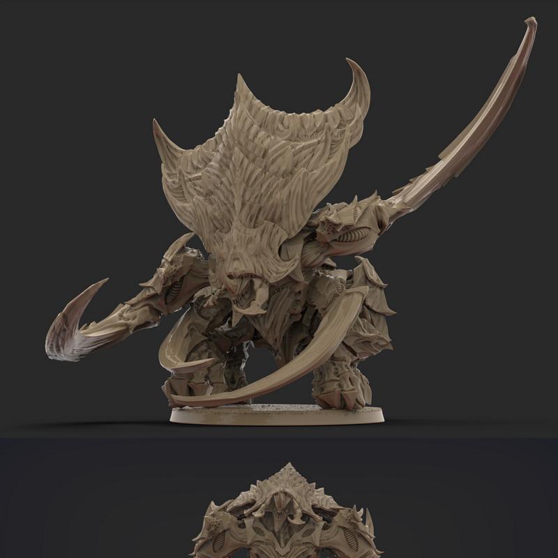 Ultrafex 乌拉利斯克 3D打印模型|Ultrafex Ultralisk – 3D Print Model