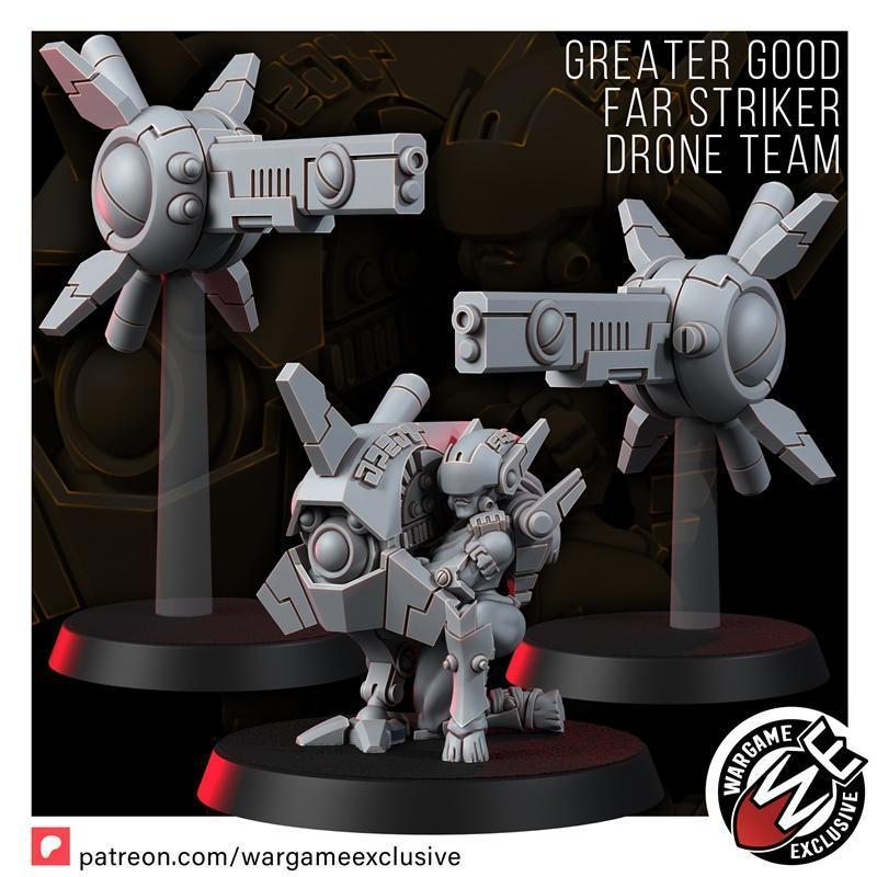 远Strike无人机团队 3D打印模型|Greater Good Farstriker Drone Team – 3D Print Model STL