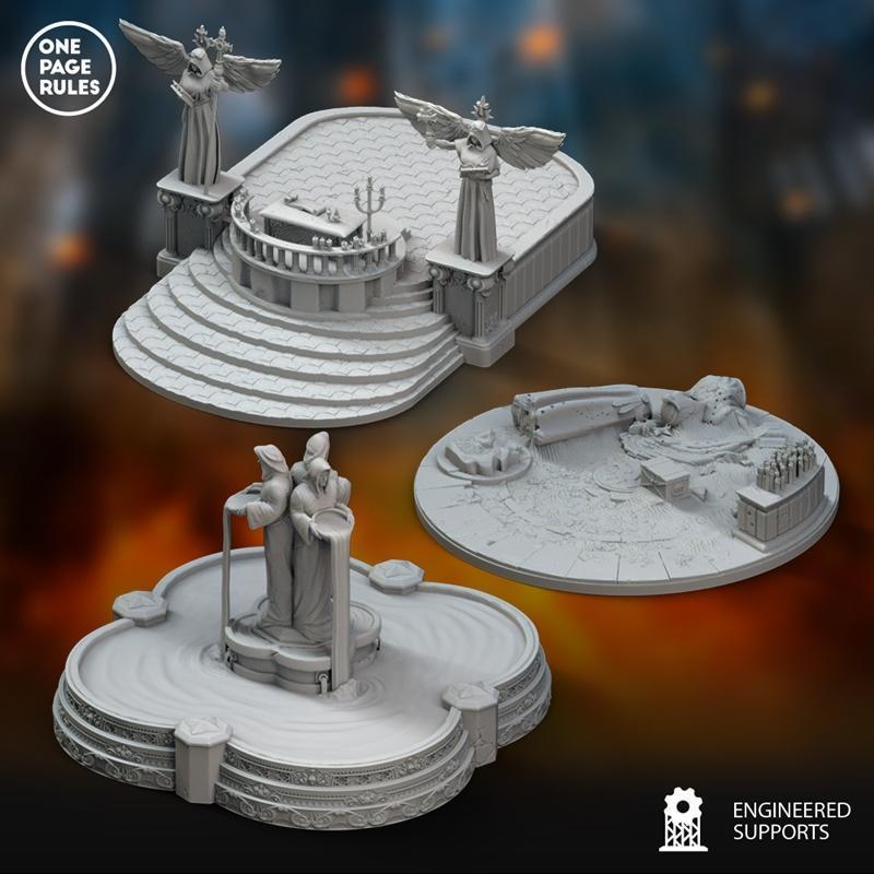 祝福之姐妹——地形模型3D打印版|Blessed Sisters – Area Terrain – 3D Print Model STL