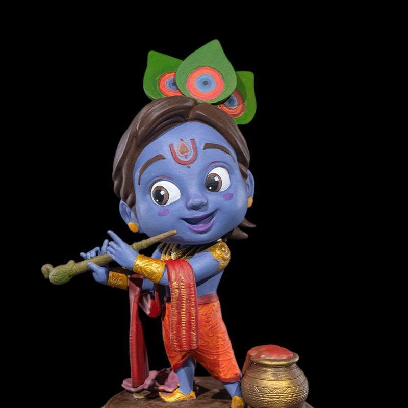 小熊克里希纳——3D打印模型|Chibi Krishna The Divine Child – 3D Print Model STL