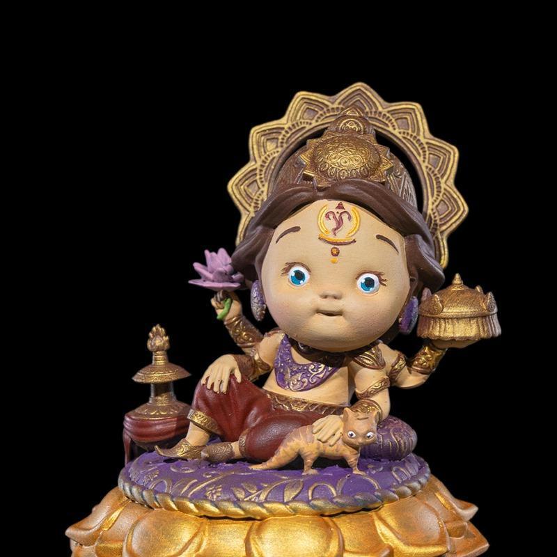 小熊 Kubera 财神 3D打印模型|Chibi Kubera God of Prosperity – 3D Print Model STL