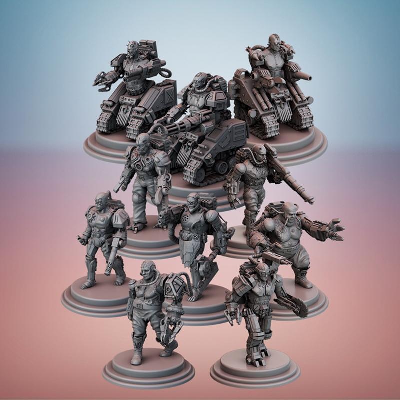 危险自动机——3D打印模型|Hazard Automata – 3D Print Model STL