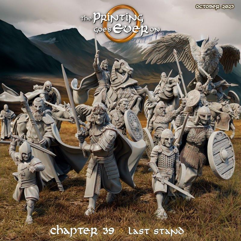 3D打印模型：《最后的防线》——角色名|The Printing Goes Ever On – Chapter 39 – Last Stand – 3D Print Model STL