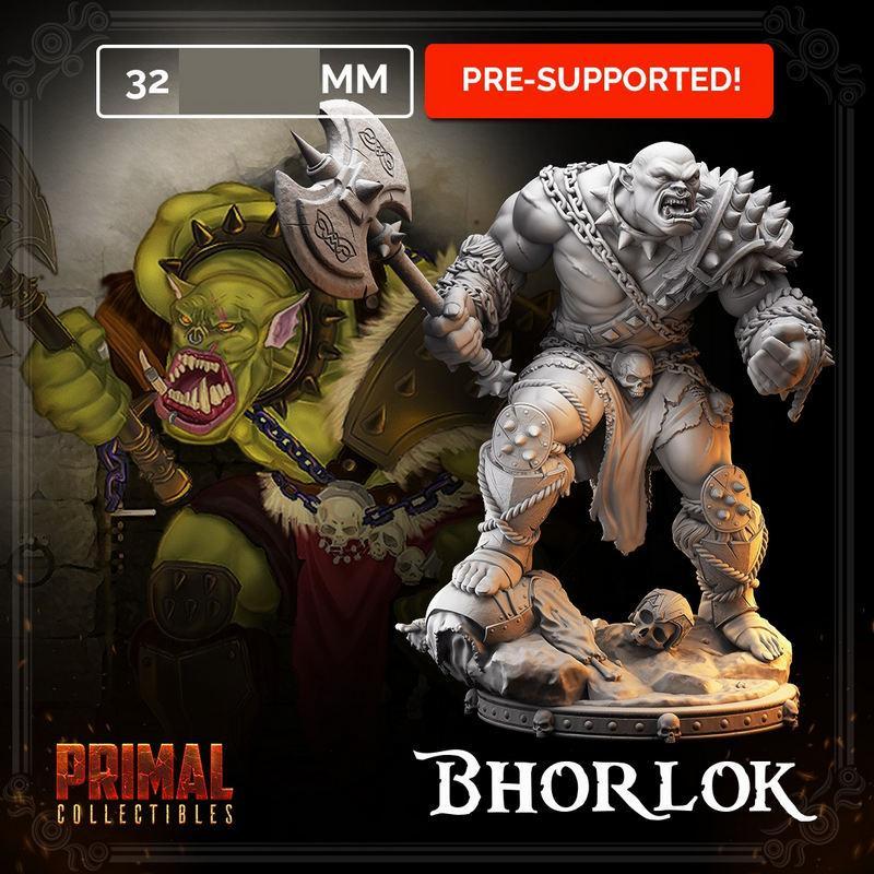 Bhorlok orc 3D打印模型|Bhorlok Orc – 3D Print Model