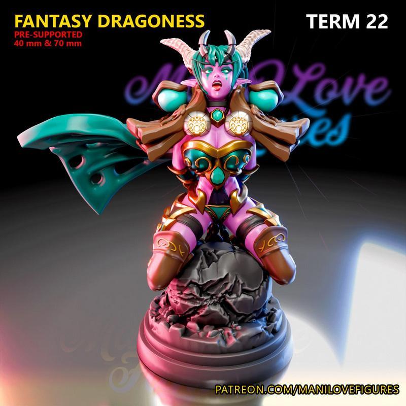 觉醒的耶塞拉 SFW 3D打印模型|Ysera the Awakened SFW – 3D Print Model