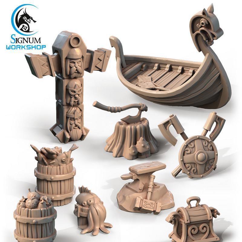 维京人工作坊 - 3D打印模型 - 维京战士|Vikings Workshop – 3D Prin Model