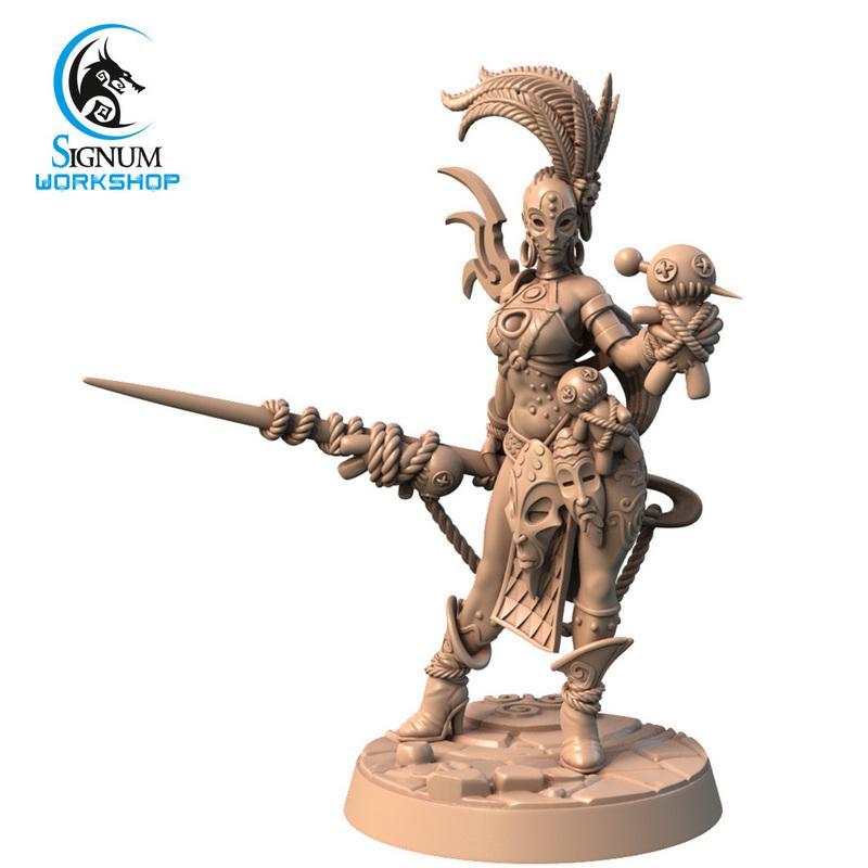 线之魔法少女——Alem 3D打印模型|Alem the Sorceress of Threads – 3D Prin Model