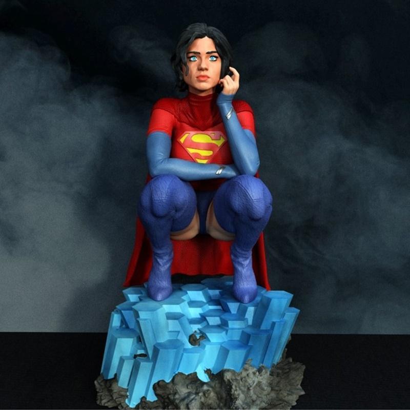 独家呈现——超女 3D打印模型|Exclusive – Supergirl – 3D Print Model STL