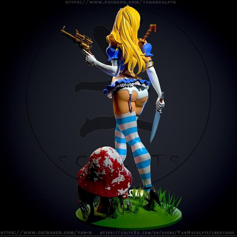 雅兰工作室 - 玩具总动员 - 白兔先生 3D打印模型|Yan H – Alice in Wonderland – 3D Print Model STL