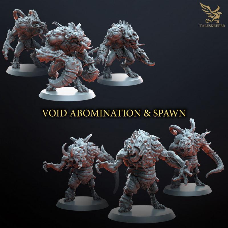 虚空怪兽及后代——3D打印模型|Void Abomination & Spawns – 3D Print Model