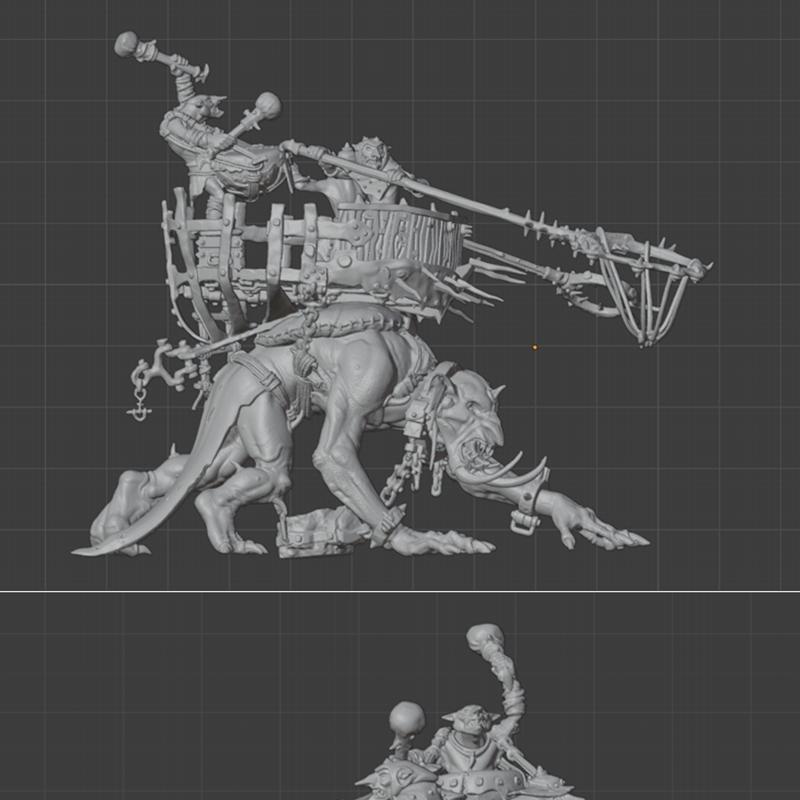 泥沼小怪兽与团队——3D打印模型|Marshy Troll and Crew – 3D Print Model STL