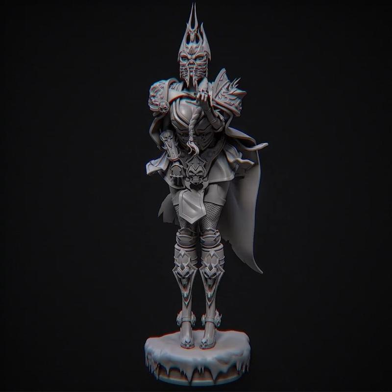 利奇女孩 3D打印模型|Lich Girl – 3D Print Model STL