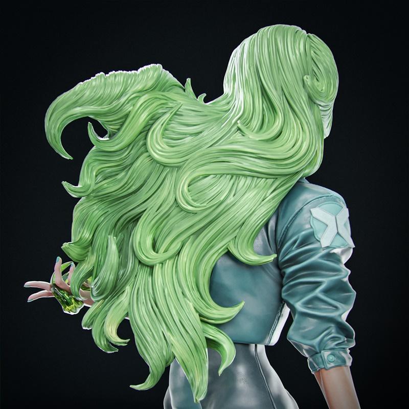 Abe3D - 天空之焰盛典 - 黑焰女神 3D打印模型|Abe3D – Polaris Hellfire Gala – 3D Print Model STL