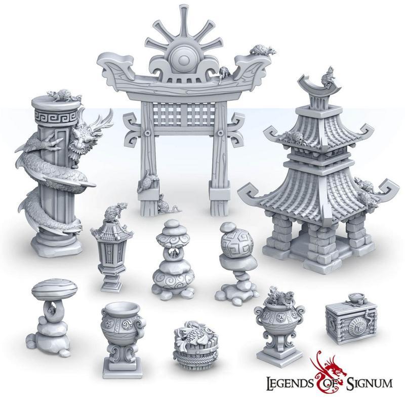 东方庙堂-3D打印模型|Oriental Temple – 3D Print Model