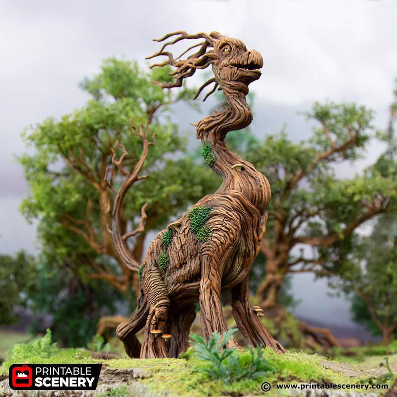 3D打印模型：布拉克诺萨urus场景设计|Printable Scenery – Brackenosaurus – 3D Print Model