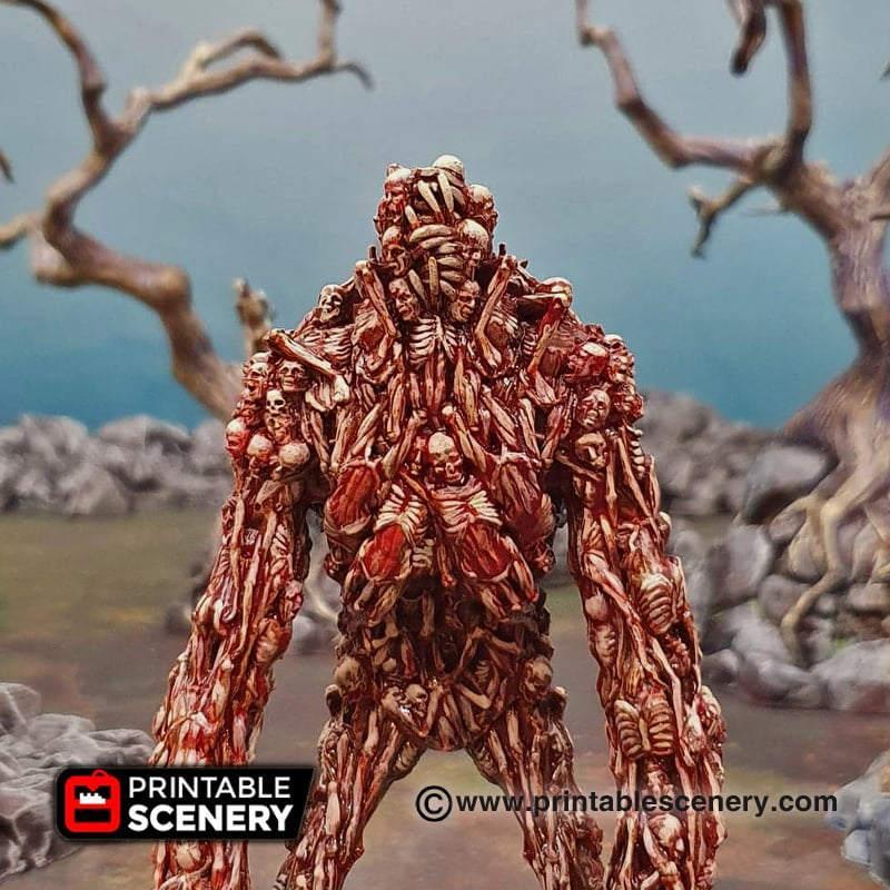 可打印场景模型：尸巨像|Printable Scenery – Corpse Giant – 3D Print Model