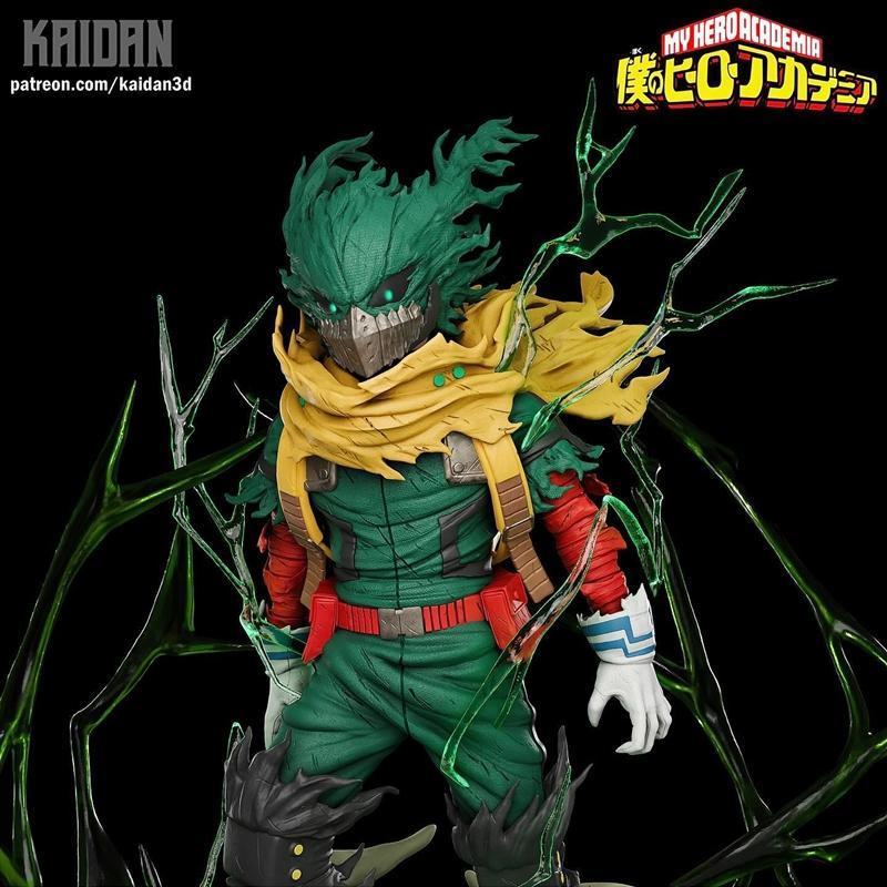 Kaidan 3D打印模型：暗之德库角色造型|Kaidan – Dark Deku – 3D Print Model STL