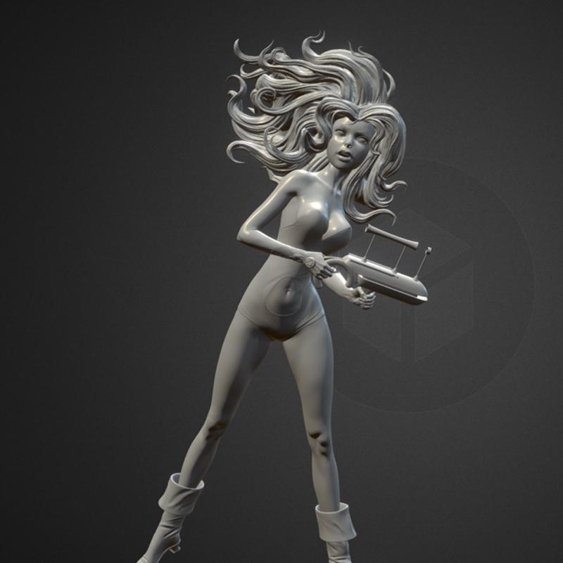 Barbarella 3D打印模型|Barbarella – 3D Print Model STL